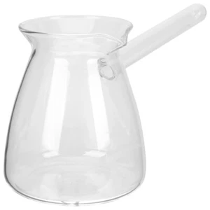 Turkish Coffee Pot Glass Stovetop Tea Maker Heat Resistant 450ml - Picture 1 of 12