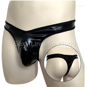 Tanga Unterwäsche String Sexy Penis Beutel Ehemann Boyfriend Metallic Glänzend Höschen - Bild 1 von 71