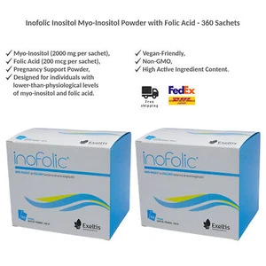 Inofolic Myo-Inositol Fertility Support Powder with Folic Acid 2x60 Sachets - Picture 1 of 6