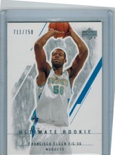 2003-04 ULTIMATE COLLECTION FRANCISCO ELSON #124 ROOKIE 711/750
