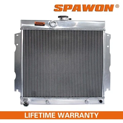 SPAWON Radiator Fit Plymouth Savoy Dodge Coronet 1963-1969 Aluminum V8 3 Row AT - Image 1 of 4