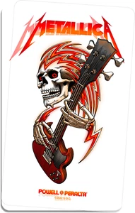 Pegatina de colaboración oficial Powell Peralta x Metallica - Imagen 1 de 2