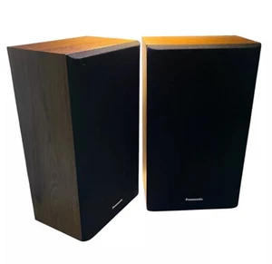 2 Vintage Panasonic 19” Wood Grain “Book Shelf” Speakers (Model SB-ZT10) - Picture 1 of 17