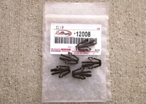 FITS: 79 - 85 TOYOTA CELICA FRONT RADIATOR GRILLE RETAINER CLIPS QTY 5 OEM NEW - Picture 1 of 6