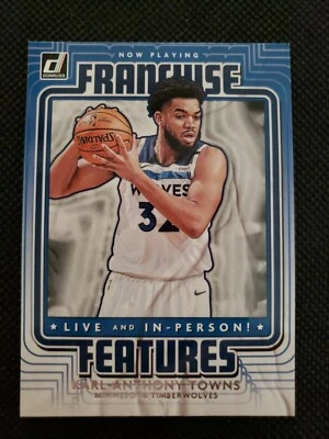 2020-21 DONRUSS FRANCHISE FEATURES KARL-ANTHONY TOWNS #18 MINNESOTA TIMBERWOLVES - Image 1 of 2