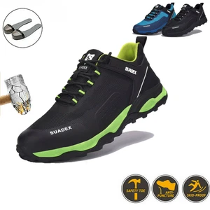 SUADEEX Sicherheitsschuhe Mit Stahlkappe Arbeitsschuhe Sneaker Sportliche Herren