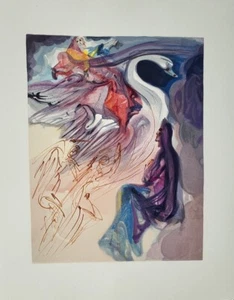 Salvador Dali Divine Comedy "Paradise 19" Deluxe ed. OriginalWoodcut 1960 - Picture 1 of 4