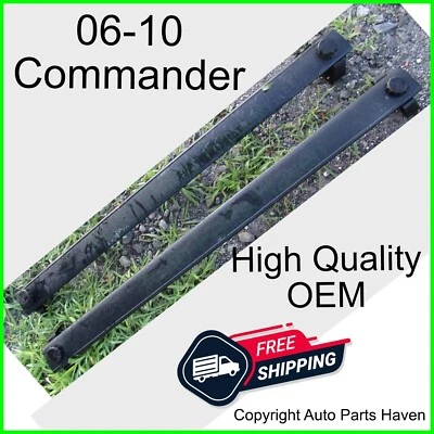 06-10 Jeep Commander - Pair Set of Roof Luggage Rack Cross Bars Rails Mopar OEM - Imagem 1 de 4