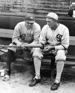 BABE RUTH & SHOELESS JOE JACKSON 8X10 CELEBRITY PHOTO PICTURE - Picture 1 of 1