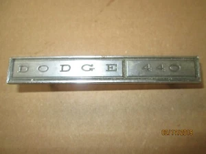 1963 1964 DODGE 440 INTERIOR DASHBOARD EMBLEM BADGE FACTORY ORIGINAL OEM MOPAR - Picture 1 of 6