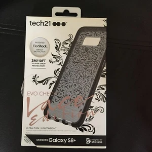New Tech21 Evo Check Lace Edition Samsung Galaxy S8+ Smokey/Black Case - Picture 1 of 4
