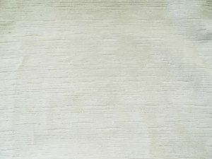VALDESE GIBSON IVORY PATTERNED TEXTURED VELVET UPHOLSTERY FABRIC REMNANT 818FF - Picture 1 of 4