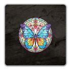 Butterfly 2 Pack Drinks Coasters Insect Wings Butterflies Gift - 9cm x 9cm
