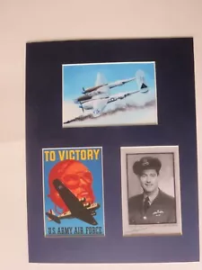 Niederländischer Ace-Pilot aus dem Zweiten Weltkrieg - Jan Van Arkel & sein Autogramm - Bild 1 von 3