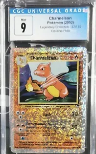 2002 POKEMON LEGENDARY COLLECTION CHARMELEON REVERSE CGC 9 MINT Graded - Picture 1 of 2