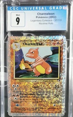 2002 POKEMON LEGENDARY COLLECTION CHARMELEON REVERSE CGC 9 MINT Graded - Image 1 of 2