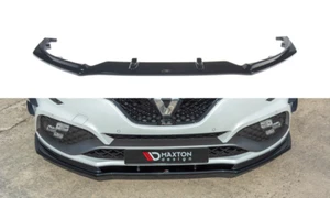 Front Diffuser Splitter V1 Maxton Design Gloss Black for Renault Megane Mk4 Rs - Afbeelding 1 van 7