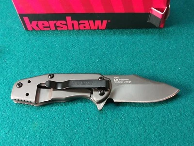 NUEVO Kershaw Ember 3560 Apertura Asistida Plegable Cuchillo de Bolsillo Clip Gris Grafito Foto 1 de 4