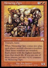 Magic the Gathering MTG Menacing Ogre (219) Onslaught   LP