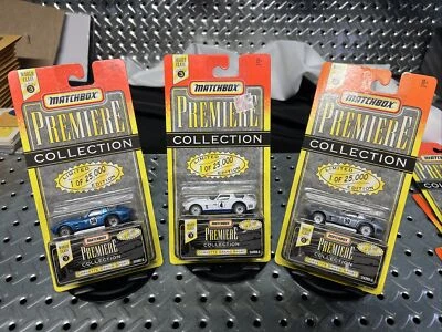 Matchbox 1/64 Premiere Collection Corvette Grand Sport Blue/Silver/White Lot - Image 1 of 4