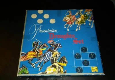 Presentation Draughts Set. Vintage Berwick draught set. Contents still sealed. - Image 1 of 4