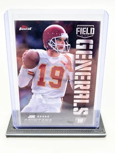 2024 Topps Finest Field Generals #FG-10 Joe Montana Chiefs - Bild 1 von 2