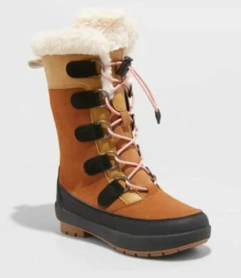 Kids' Alberta Winter Boots Cognac - All in Motion - CHOOSE SIZE - Image 1 of 3