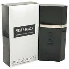 Azzaro Silver Black 100ml EDT Spray Mens 100% Genuine Perfume UnSealed Box