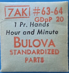 Bulova Cal. 7AK Minute and Hour Hands NOS - Imagen 1 de 1