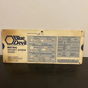 Blue Devil Metric USA, socket screw guide - Picture 1 of 8