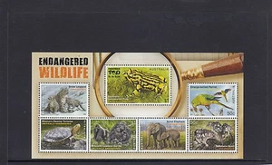 Minishoja/hoja de recuerdos de vida silvestre en peligro de extinción de Australia 2016 sin montar o nunca montada - - Imagen 1 de 1