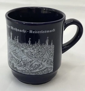 Rothenburg Christmas Market Coffee Tea Cup Mug Weihnacht Reiterlesmarkt - Picture 1 of 7