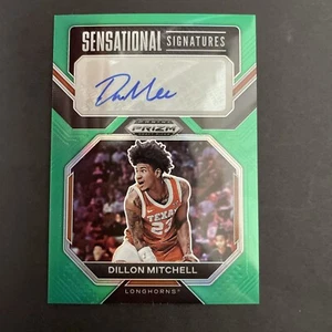 2023 Prizm Draft Dillon Mitchell Sensational Signatures Green Prizm Auto #SS-DLM - Picture 1 of 2