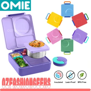 Omie Omiebox Insulated Lunch Box for kids Hot & Cold Leak-proof Bento PI - Picture 1 of 49