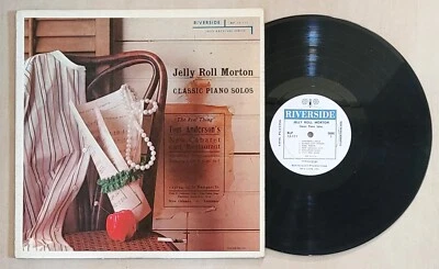 JELLY ROLL MORTON - Classic Piano Solos (Jazz) / LP 33T 1957 Riverside VG+/VG - Photo 1/2