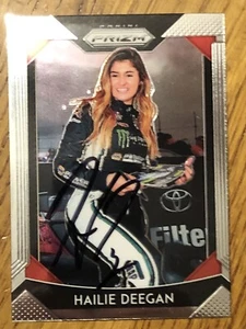Hailie Deegan Autographed 2019 Panini Prizm Rookie Card (JSA) - Picture 1 of 2