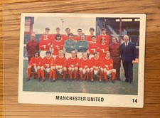 The Sun - Football Swap Cards - 1970 - Manchester United Squad - Best & Charlton