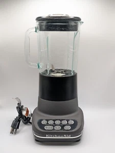 Kitchenaid 5 Speed Blender 5 Cup Capacity Glass Pitcher Model No KSB5GR4 Tested - Picture 1 of 8