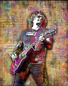 VAN HALEN SAMMY HAGAR 16x20in Poster Sammy Hagar Pop Art Free Shipping US - Picture 1 of 5