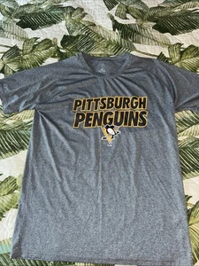 Herren T-Shirt Pittsburgh Penguins HOCKEY NHL grau - Bild 1 von 4