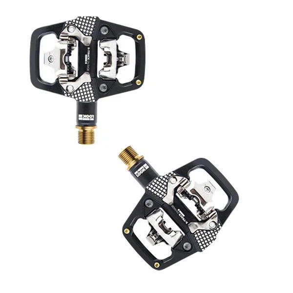 Pedal VTT/trail/enduro auto Look X-Track en Rage Plus Titanium Noir (par) Foto 1 de 1