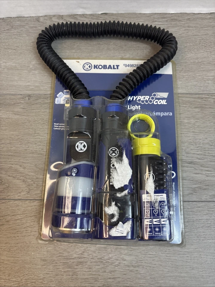 New KOBALT HyperCoil LED Snake Flexible Cordless 0498288 Work Light Flashlight - Image 1 of 4