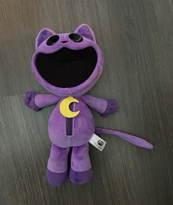 Poppy Playtime Catnap 14" Purple Plush Cat Doll Smiling Critters 2024 Official - Picture 1 of 5