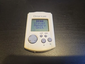 Offizielle Sega Dreamcast weiß VMU Visual Memory Unit HKT-7000 - Bild 1 von 2