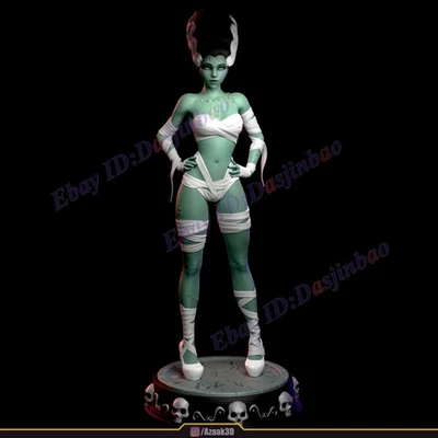 Bride of Frankenstein 1/8 1/6 1/4 3D Print Model Kit Unpainted Unassembled GK - Image 1 of 4