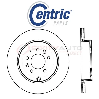 Centric C-TEK Disc Brake Rotor for 2007-2015 Mazda CX-9 3.5L 3.7L V6 - Kit wl Foto 1 de 4