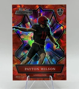 2021 WildCard Alumination Payton Wilson Red Ice /25! - Bild 1 von 6