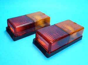 2 x Luz de lámpara multifunción trasera oblonga de 4 vías Le Perei para remolque y caja para caballos - Imagen 1 de 5