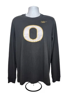 Oregon DUCKS Fußball TEAM AUSGESTELLT Nike Schuh Ente LANGARMSHIRT Herren L - Bild 1 von 3
