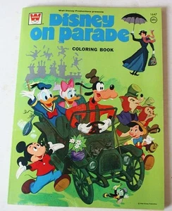 Disney on Parade Goofy Mickey Donald Mary Poppins Coloring Activity1973 Book -- - Picture 1 of 1